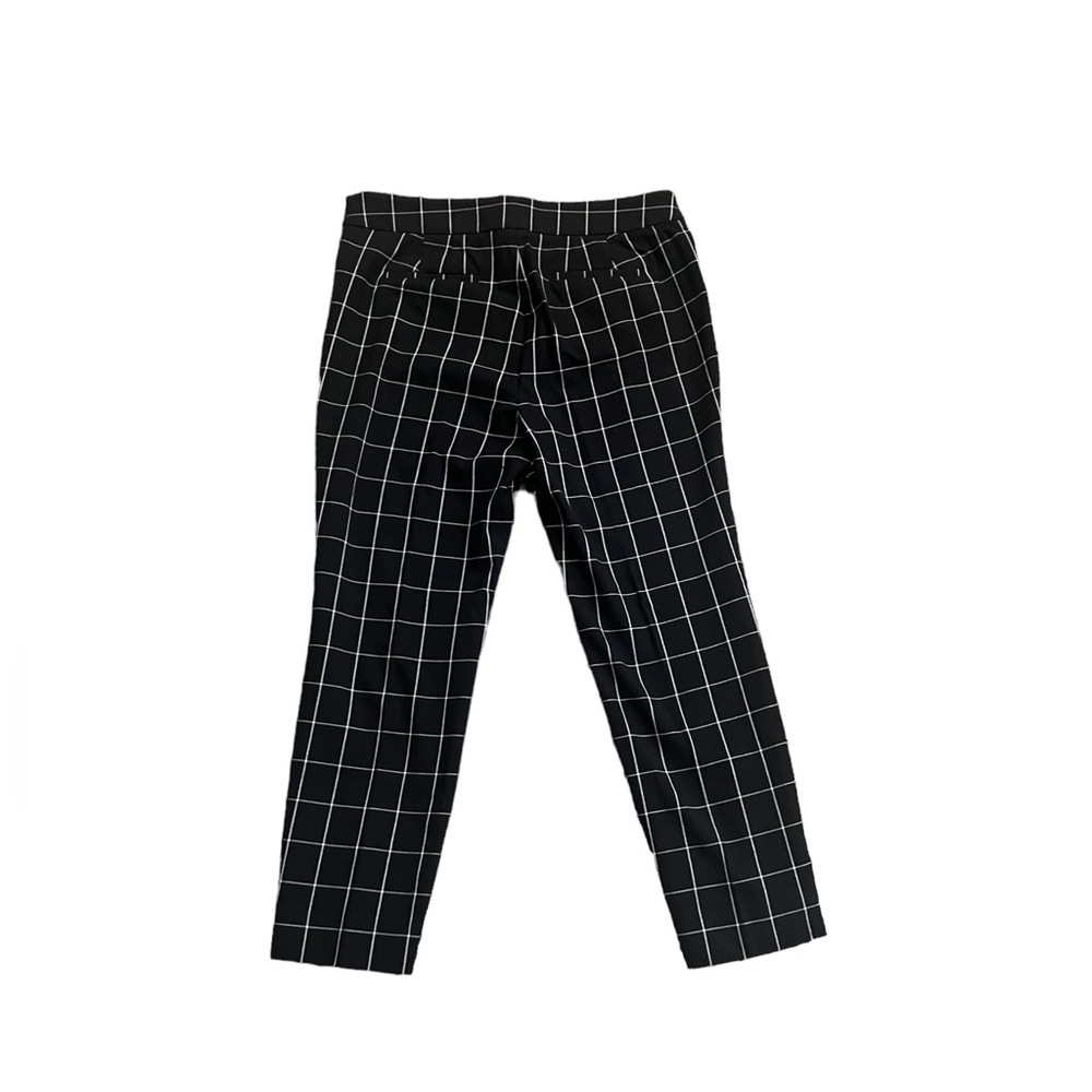 Bi-Stretch Pull-On Pant in Window Pane Plaid Pant - Picture 4 of 6